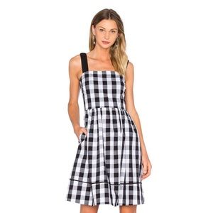 NWT Kate Spade Black & White Gingham Dress